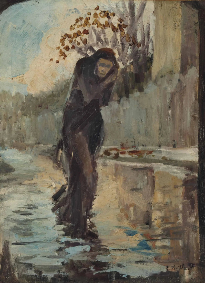 El invierno - Édouard Vuillard