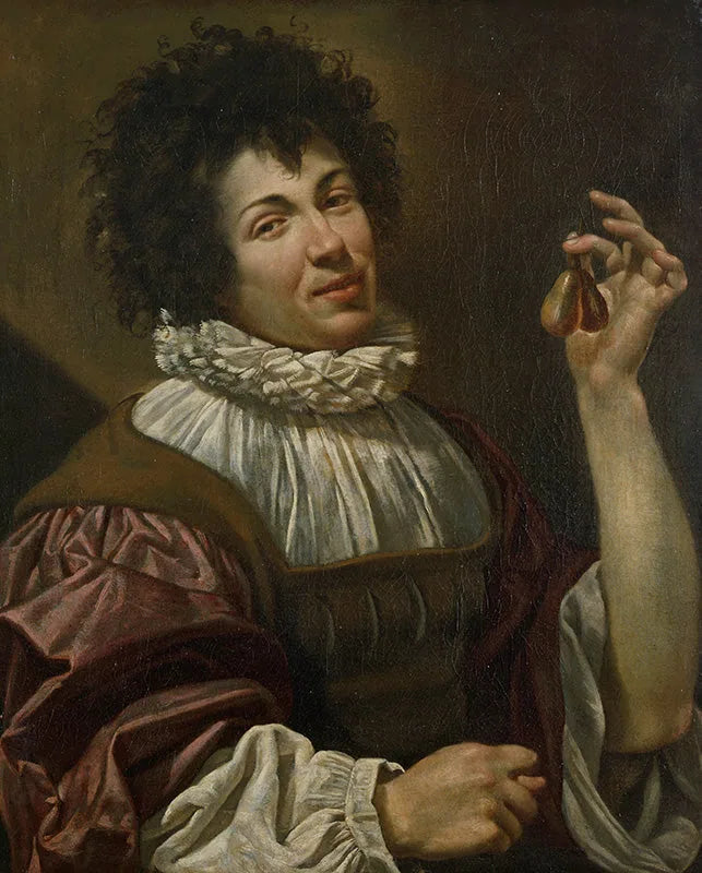 El hombre con higo - Simon Vouet