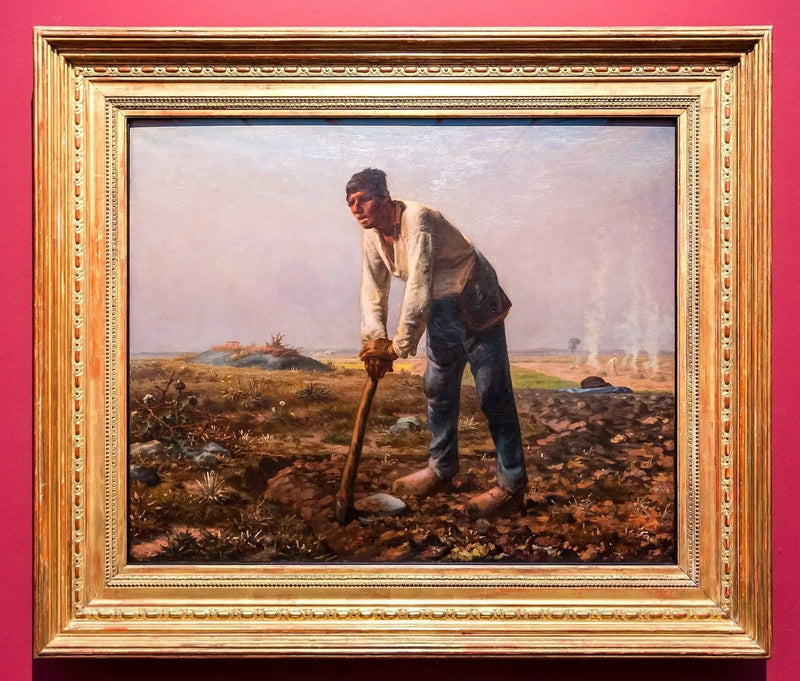 El hombre con la azada - Jean-François Millet