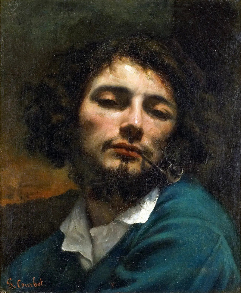 El hombre con pipa - Gustave Courbet