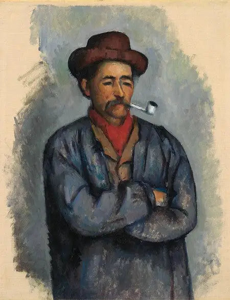 El Hombre con la pipa - Paul Cézanne
