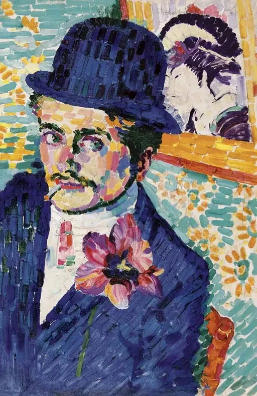 El Hombre con la tulipán - Robert Delaunay