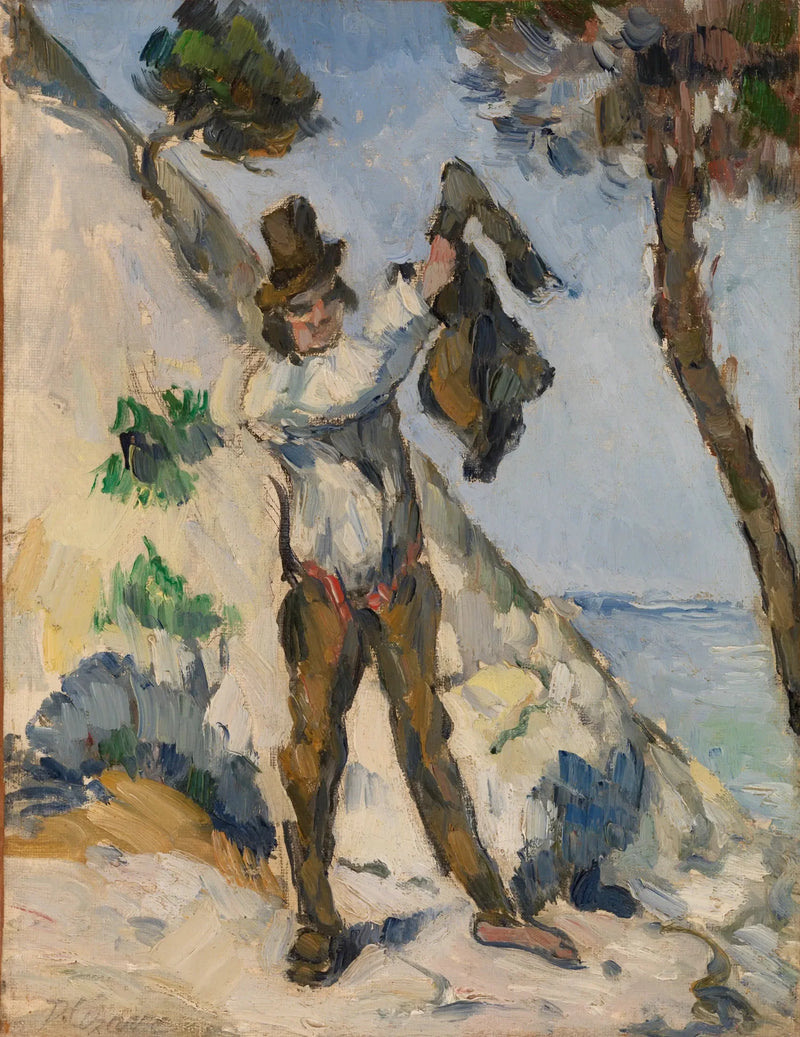 El Hombre con chaqueta - Paul Cézanne