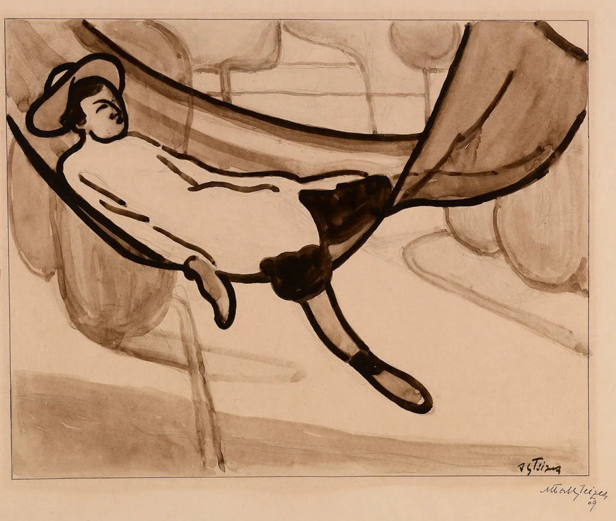 El Hombre en la hamaca - Albert Gleizes