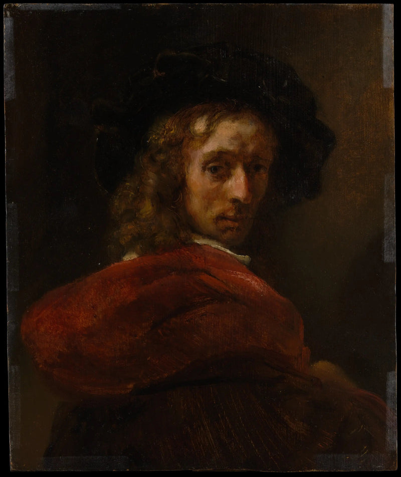 El hombre con el abrigo rojo - Rembrandt