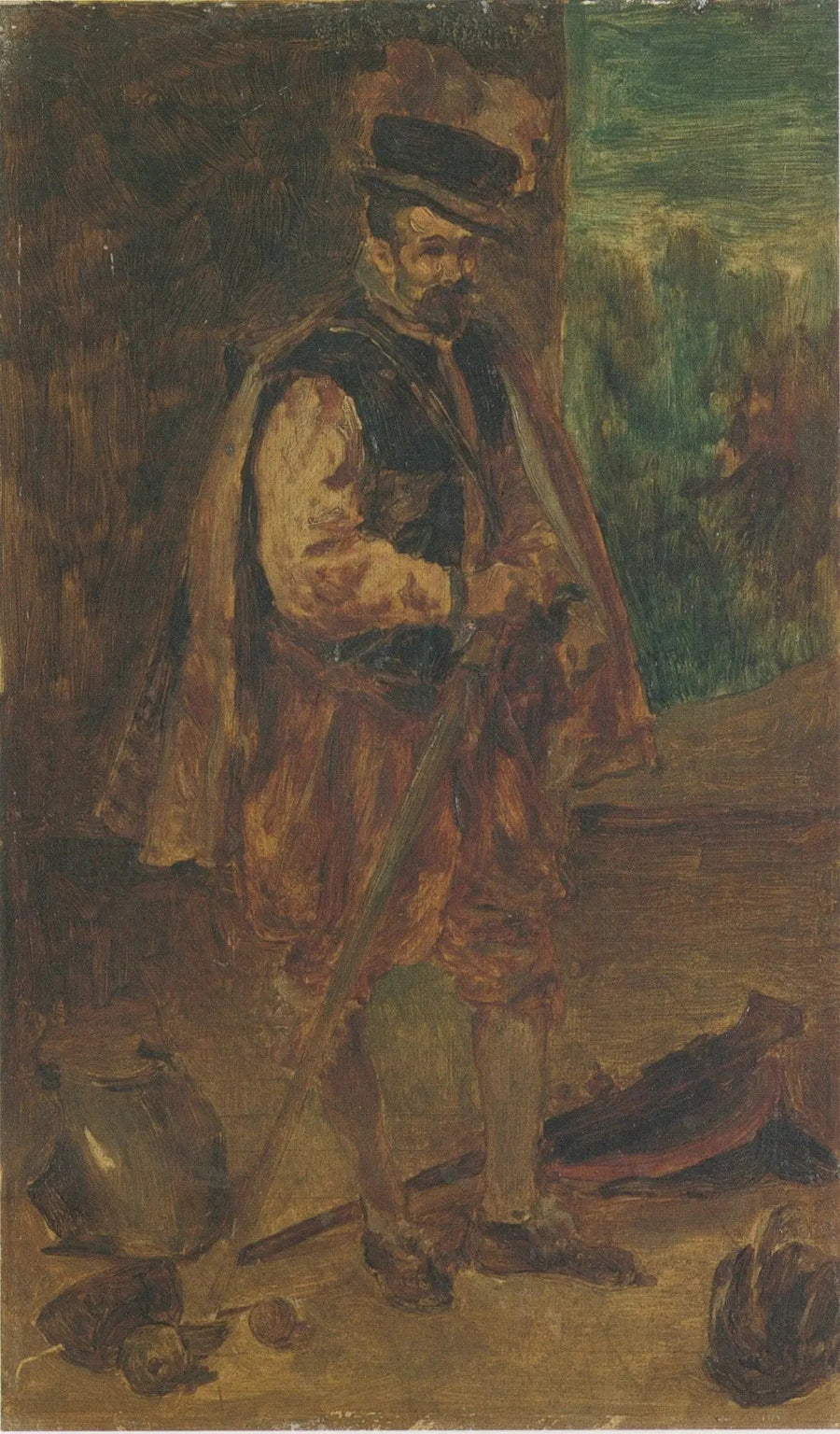 El hombre con un bastón - Édouard Manet