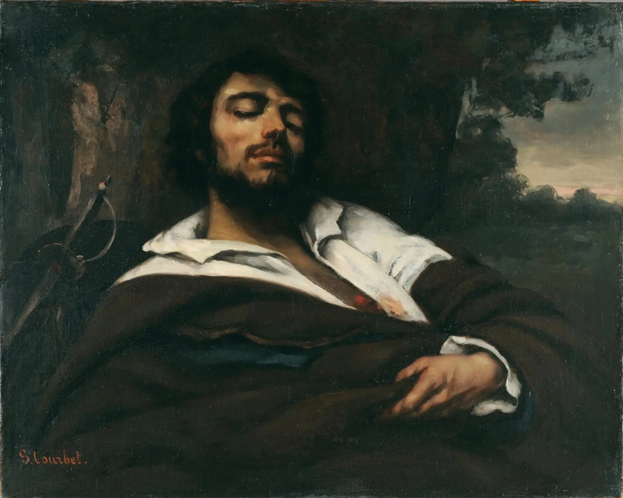 El hombre herido - Gustave Courbet