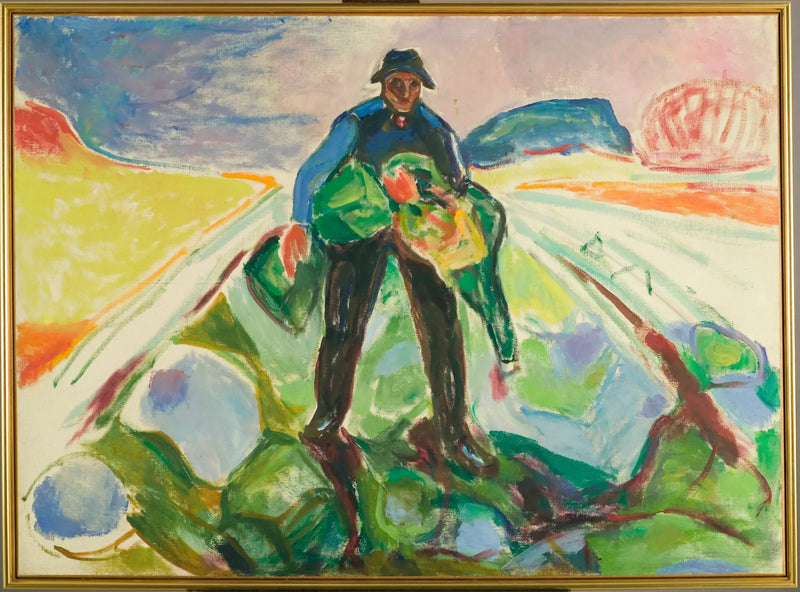 El Hombre en el campo de coles - Edvard Munch
