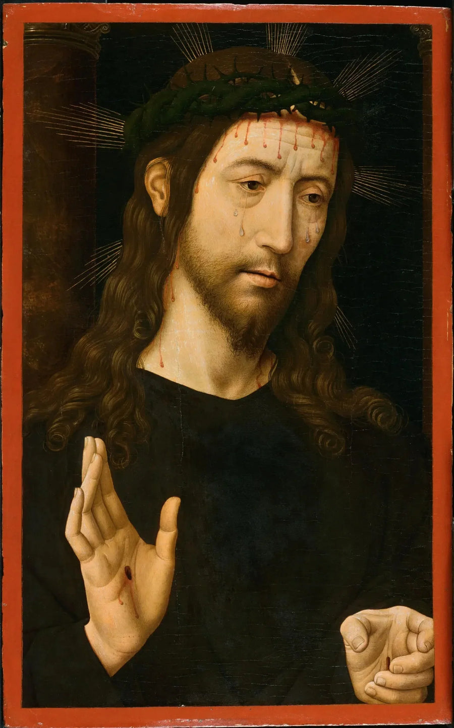 El Hombre de Dolores (El Cristo coronado de espinas) - Domenico Ghirlandaio