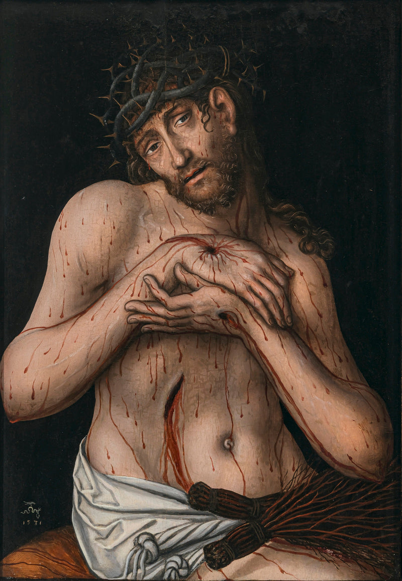 El hombre de los dolores - Lucas Cranach el Viejo