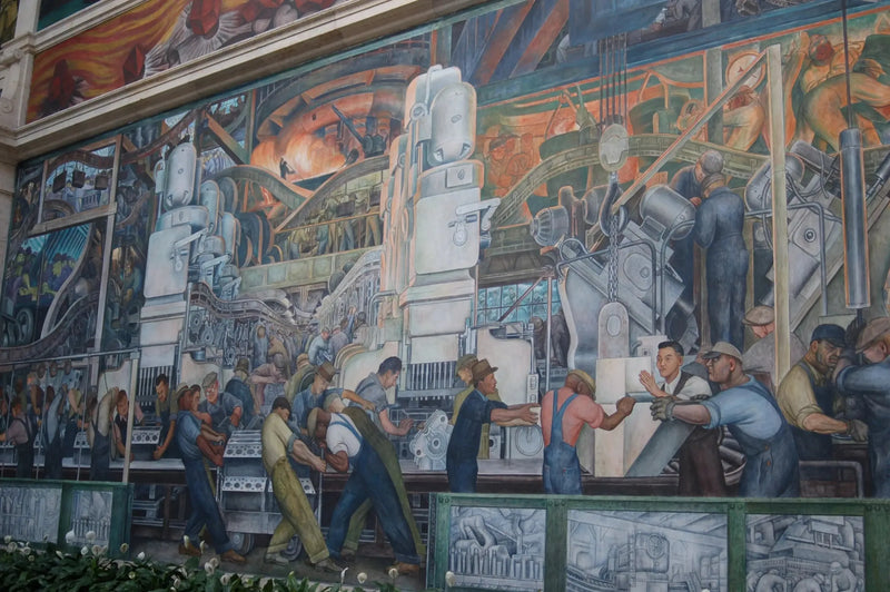 El hombre y la máquina - Diego Rivera