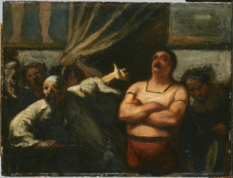 El hombre fuerte - Honoré Daumier