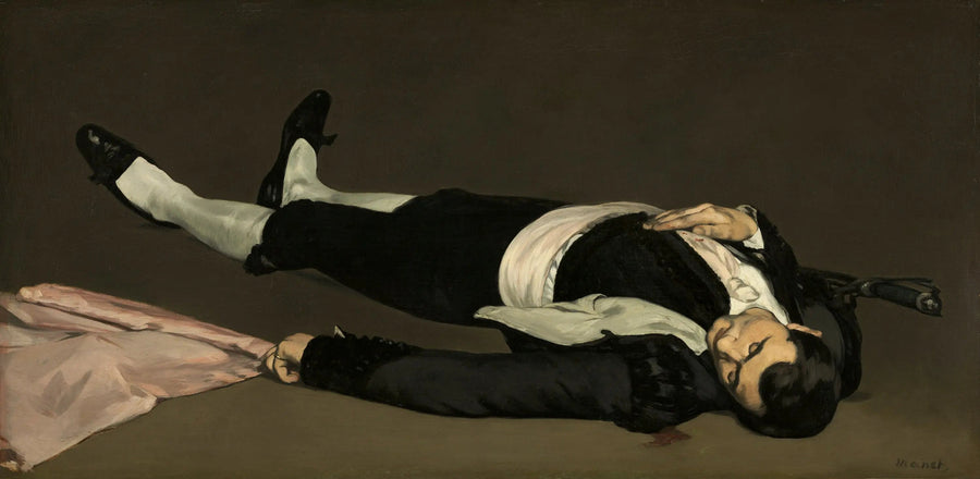 El Hombre muerto - Édouard Manet