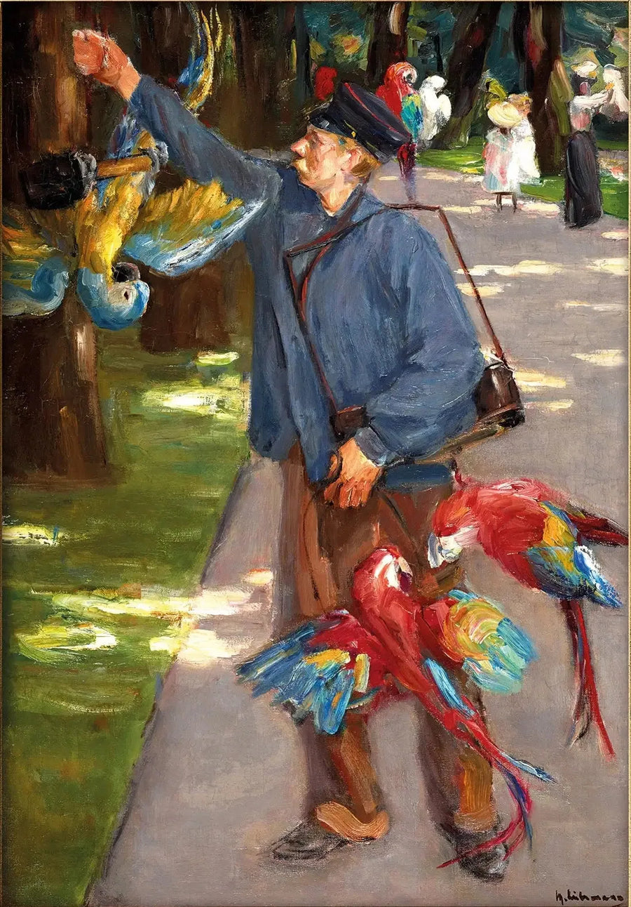 El hombre loro - Max Liebermann