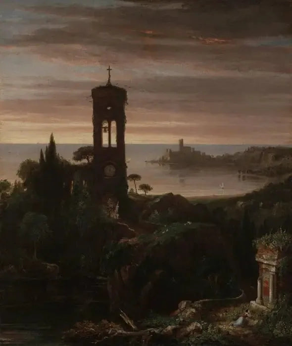 El himno de las Vísperas - Thomas Cole