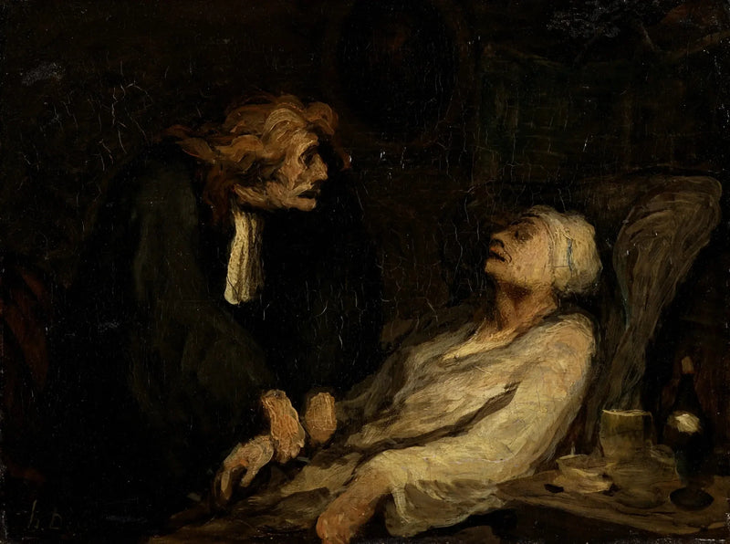 El Hipocondríaco (El enfermo imaginario) - Honoré Daumier
