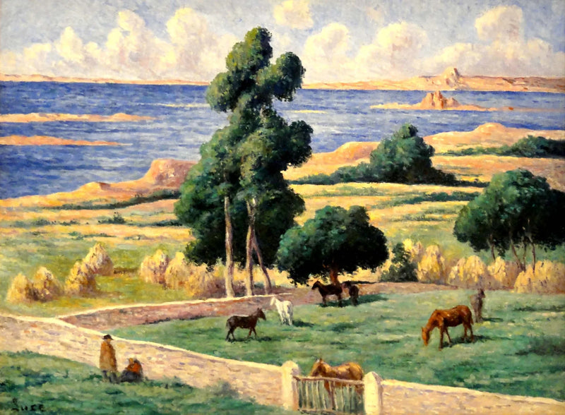 La isla de madera, Kermouster, Lézardrieux - Maximilien Luce
