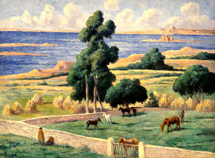 La isla de madera, Kermouster, Lézardrieux - Maximilien Luce