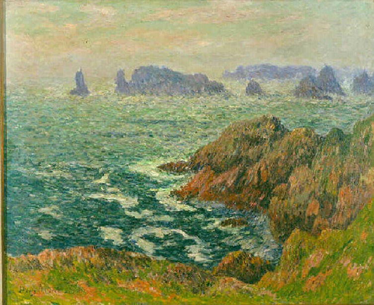 La isla de Ouessant, la calzada Keller - Henry Moret