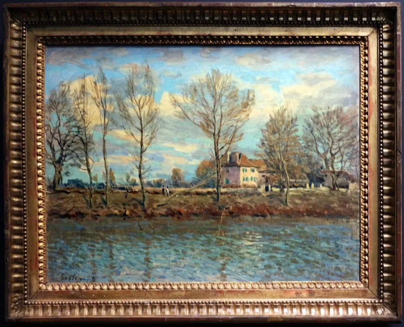 La Isla de la Gran Jatte - Alfred Sisley