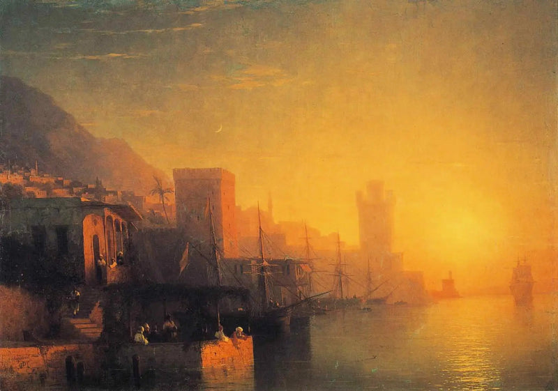 La isla de Rodas - Iván Aïvazovski