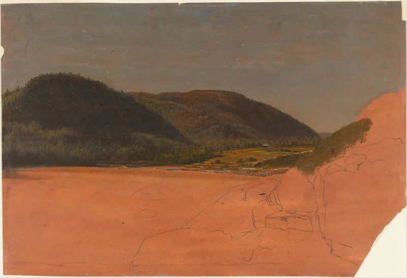 ¿La isla de las montañas desiertas? - Frederic Edwin Church