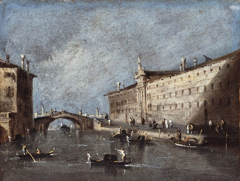 La Isla S. Cristoforo di Murano - Francesco Guardi