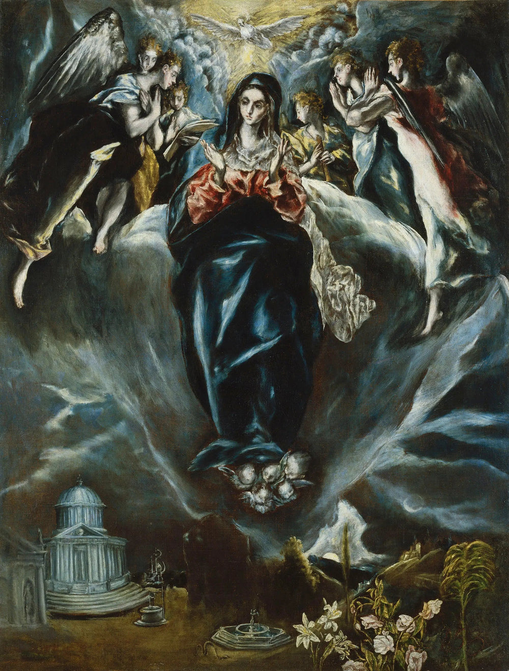 L'Immaculée Conception - El Greco image 1 copie peinte à la main à l’huile