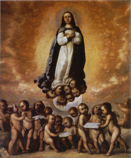 L'Immaculée Conception en tant qu'enfant - Francisco de Zurbarán image 1 reproduction de peinture à l’huile