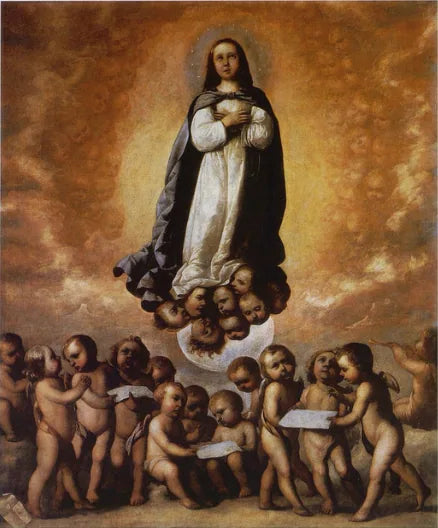 La Inmaculada Concepción como niña - Francisco de Zurbarán