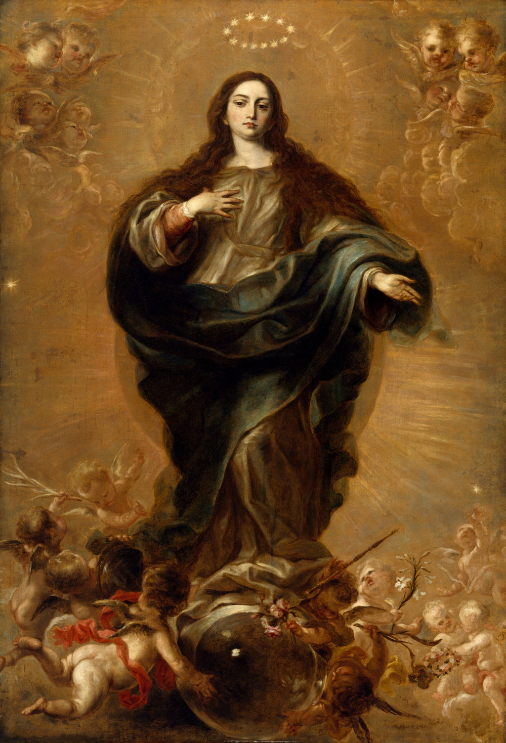 L'Immaculée Conception - Juan Carreño de Miranda image 1 reproduction artisanale de tableau