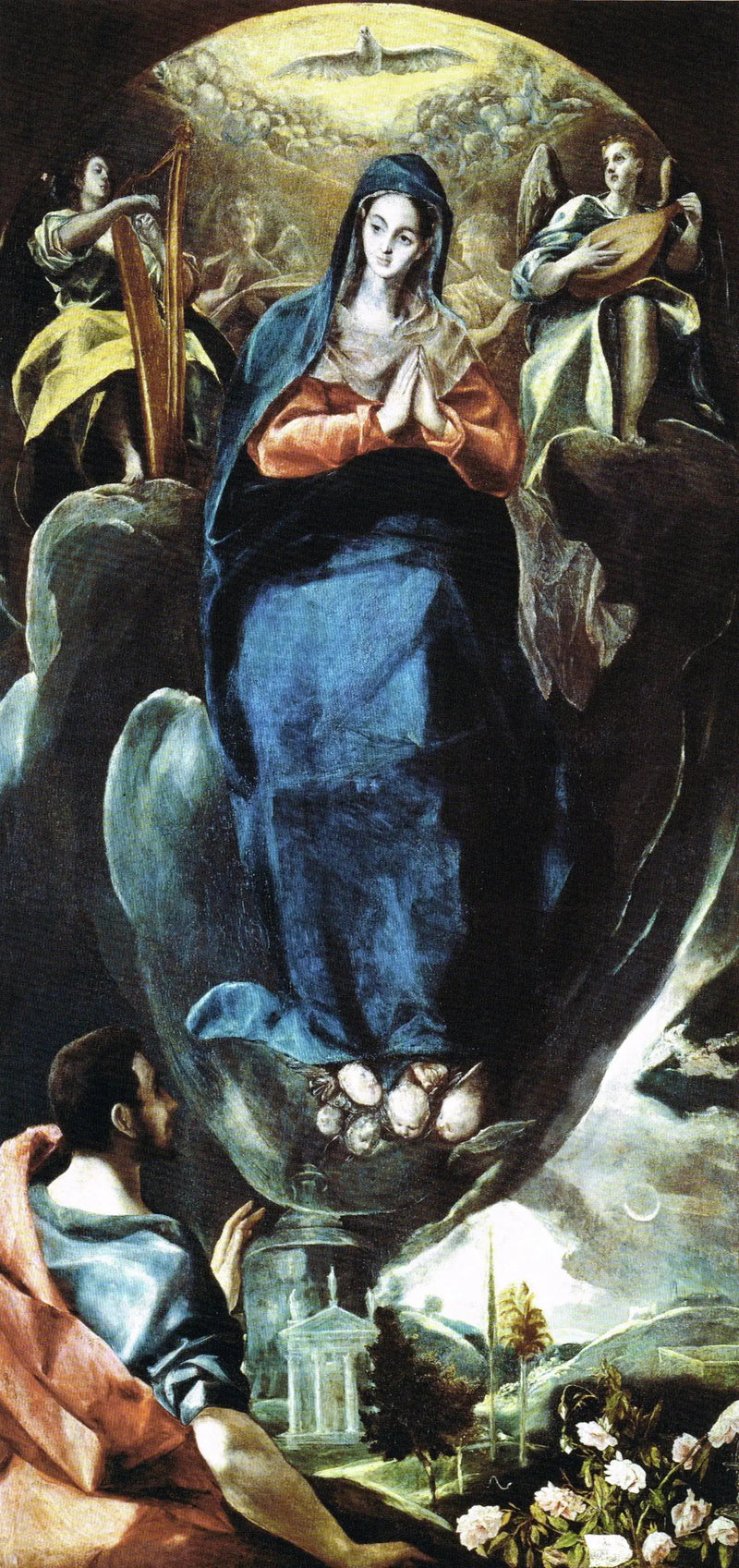 La Inmaculada Concepción vista por san Juan el Evangelista - El Greco
