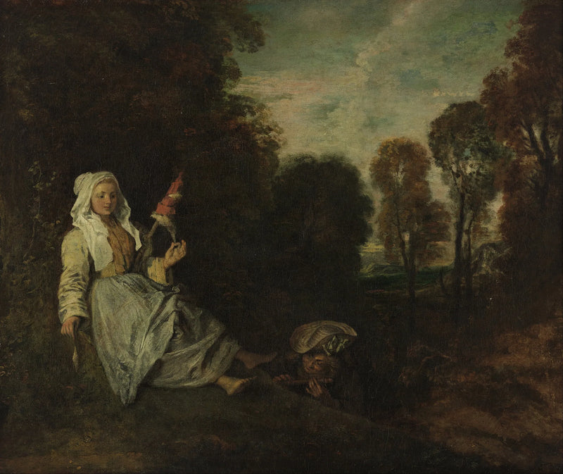 La indiscreta - Antoine Watteau