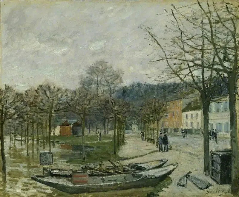 La inundación en Port-Marly - Alfred Sisley
