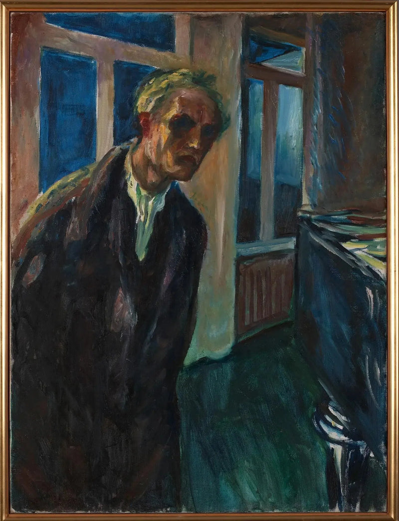 El Insomne (autorretrato) - Edvard Munch