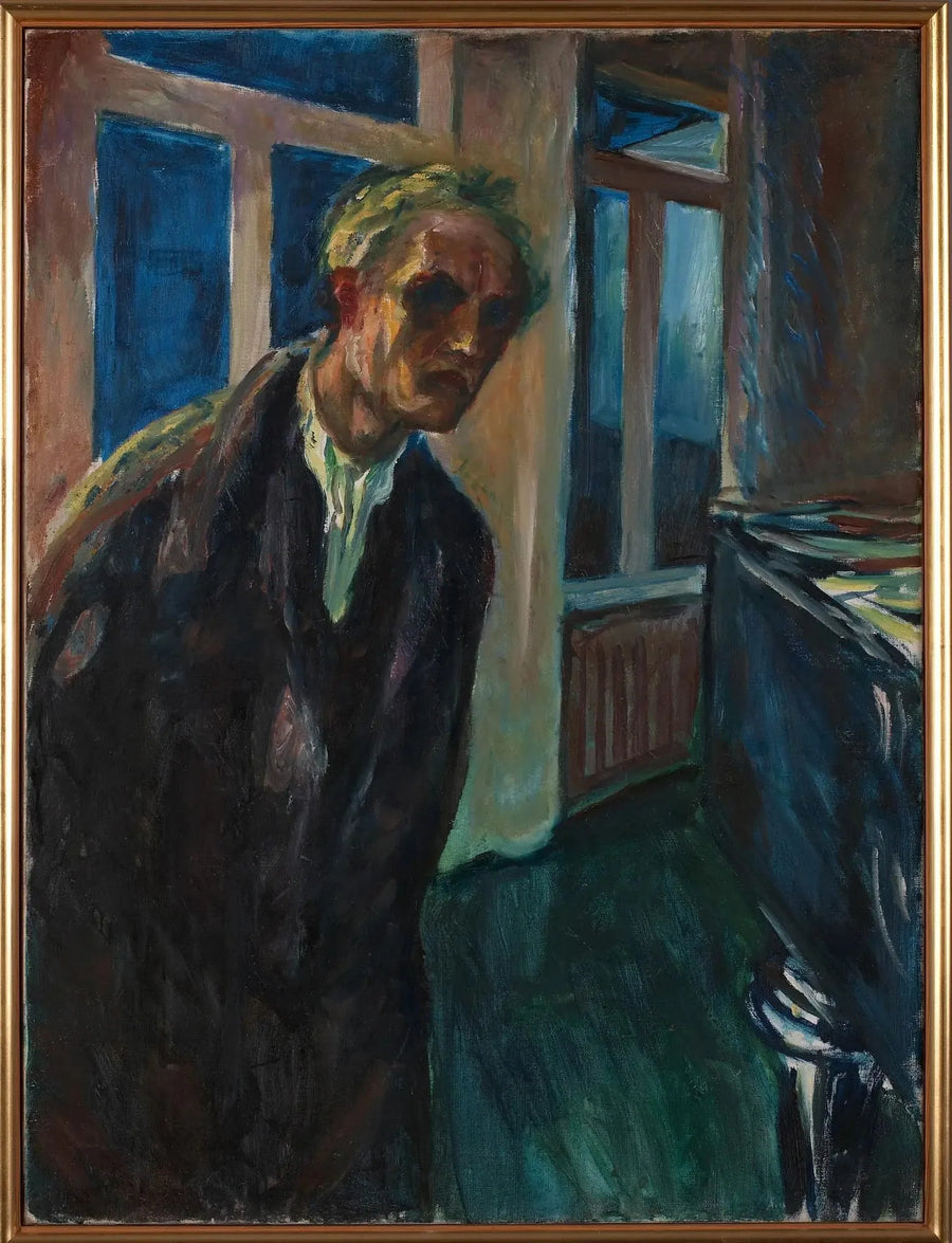 El Insomne (autorretrato) - Edvard Munch