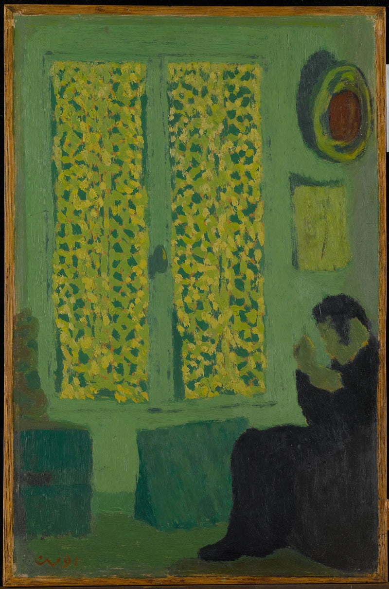 El interior verde - Édouard Vuillard