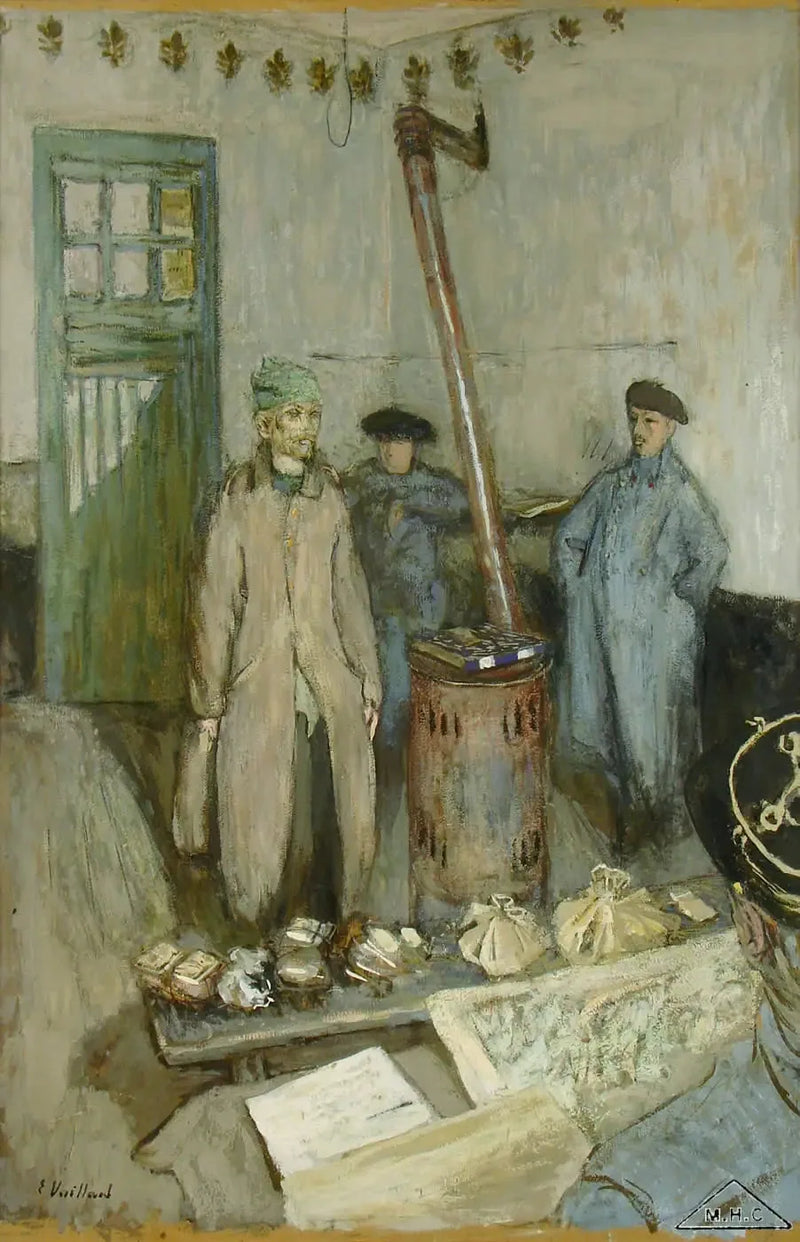 El interrogatorio del prisionero - Édouard Vuillard