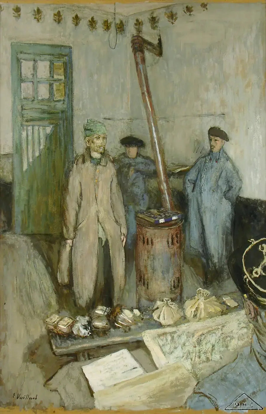 El interrogatorio del prisionero - Édouard Vuillard