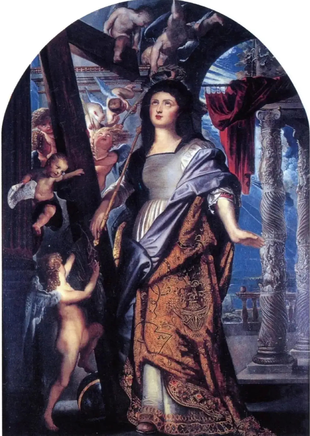 l'Invention de la Vraie Croix - Peter Paul Rubens image 1 copie peinte à la main à l’huile