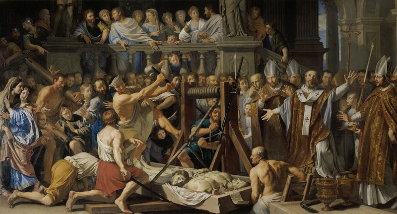 La invención de las reliquias de san Gervasio y san Protasio - Philippe de Champaigne