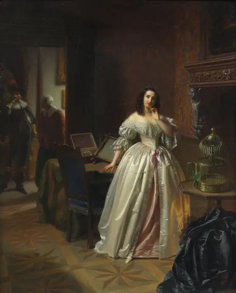 El invitado - Eugène Delacroix