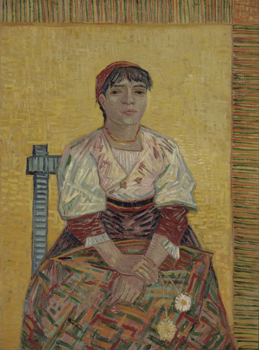 L'Italienne - Vincent van Gogh image 1 reproduction de peinture à l’huile