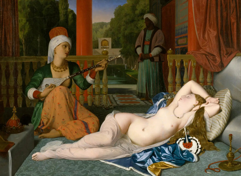La Odalisca con el esclavo - Jean-Auguste-Dominique Ingres