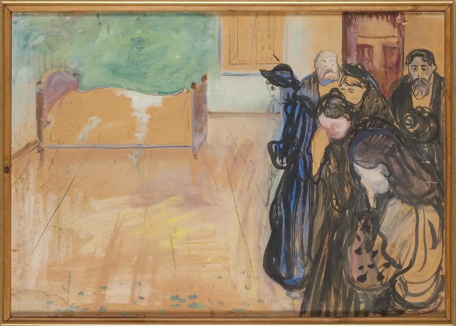 El Olor de la muerte - Edvard Munch