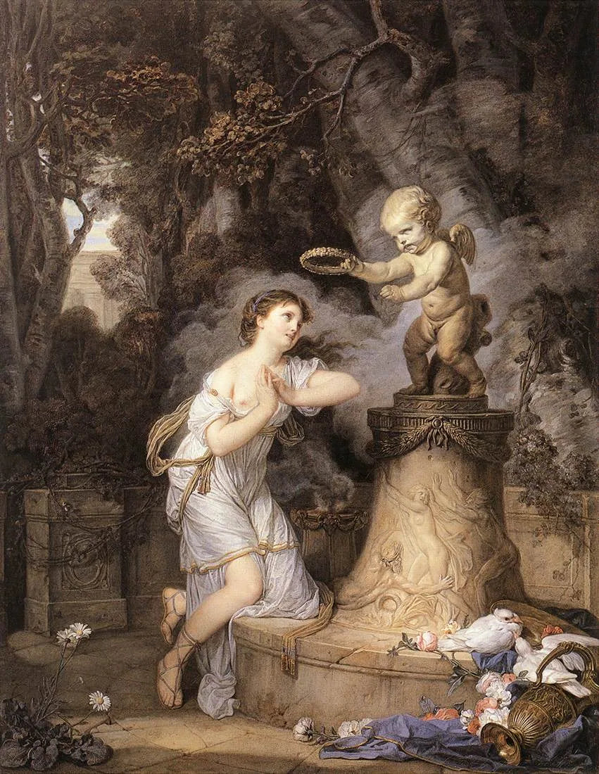 La ofrenda al amor - Jean-Baptiste Greuze