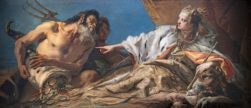 La ofrenda hecha por Neptuno a Venecia - Giovanni Battista Tiepolo