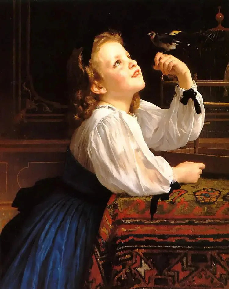 El Pájaro Querido - Bouguereau