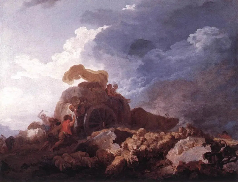 La Tormenta - Jean-Honoré Fragonard