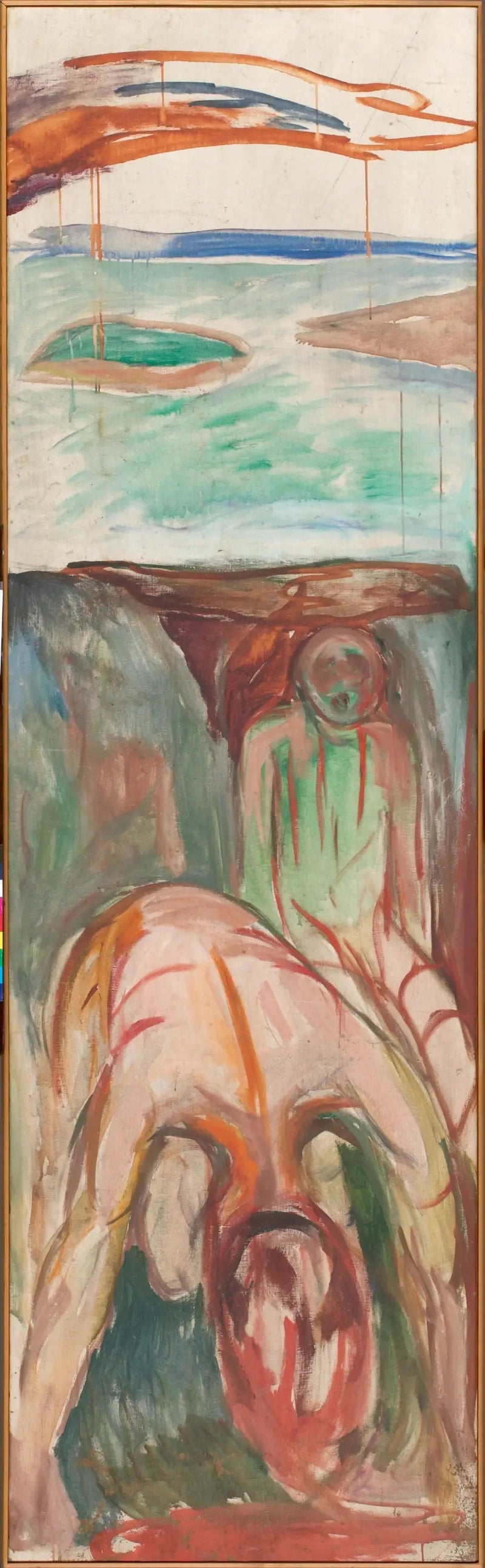 La Tormenta: parte media derecha - Edvard Munch